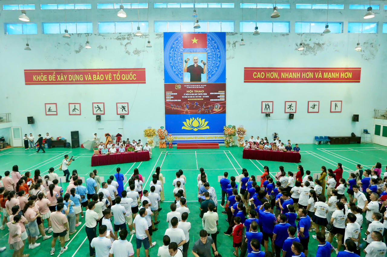Thanh Hóa: Sôi nổi hội thao chào mừng 80 năm Ngày truyền thống Thi hành án dân sự