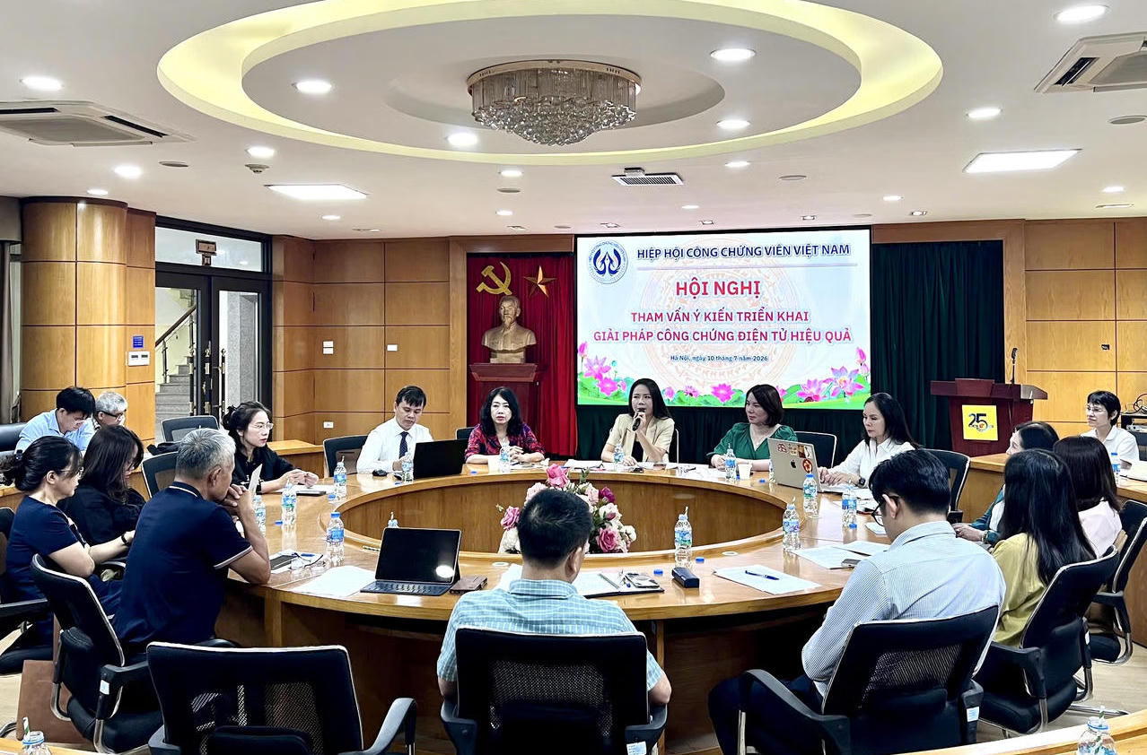 Giải pháp công chứng điện tử hiệu quả 