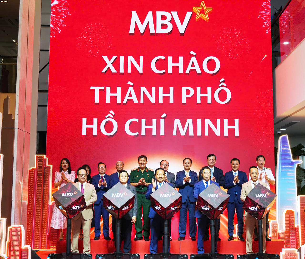 Sự kiện là lời chào từ MBV mở đầu cho bước đồng hành cùng hạ tầng tài chính mới của thành phố - Ảnh: DNCC