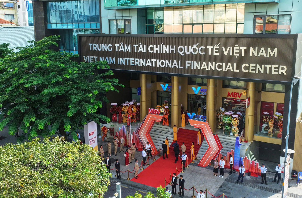 MBV khai trương trụ sở kinh doanh tại tòa nhà củaTrung tâm Tài chính Quốc tế Việt Nam tại TP.HCM - Ảnh: DNCC