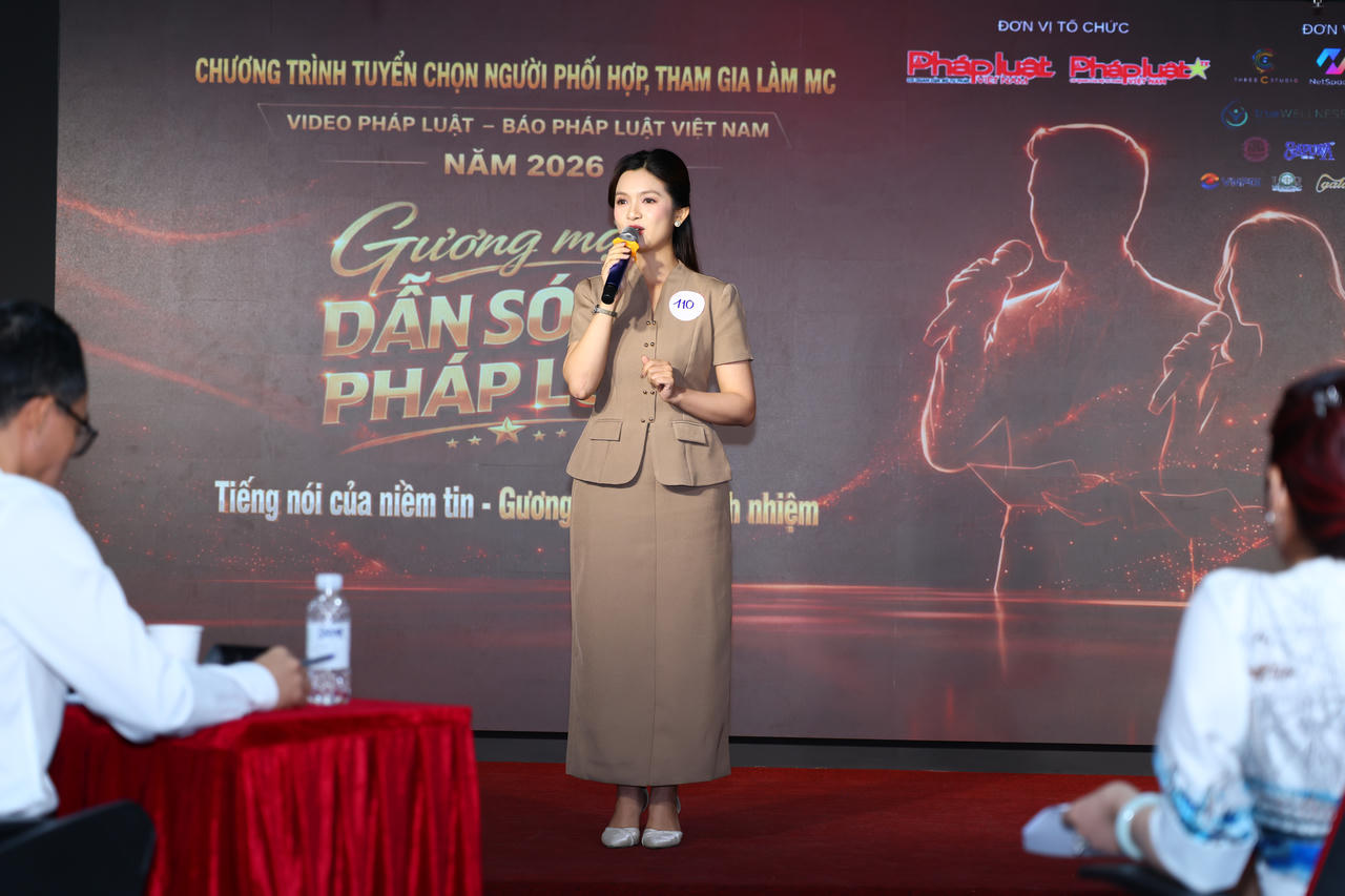 Gương mặt Dẫn sóng Pháp luật 2026: Khi bản lĩnh và trách nhiệm cùng lên sóng