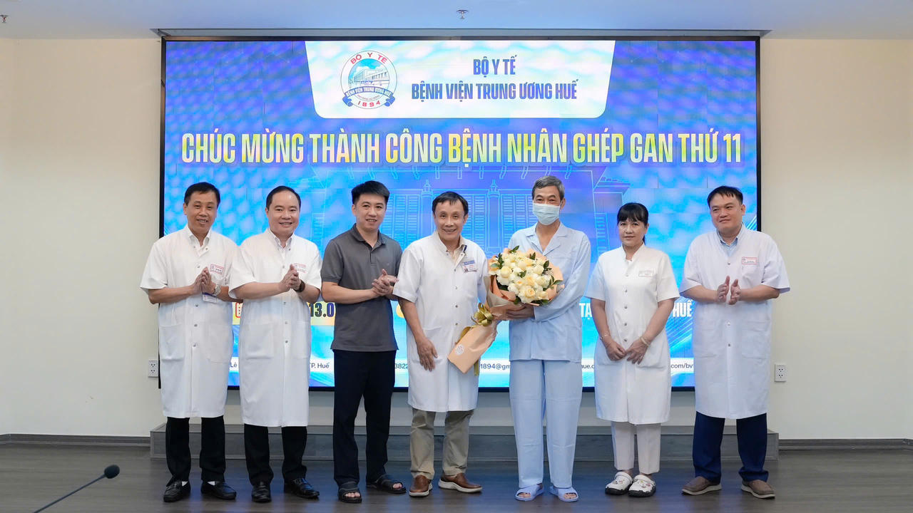 Thêm một ca ghép gan thành công được thực hiện tại Bệnh viện Trung ương Huế