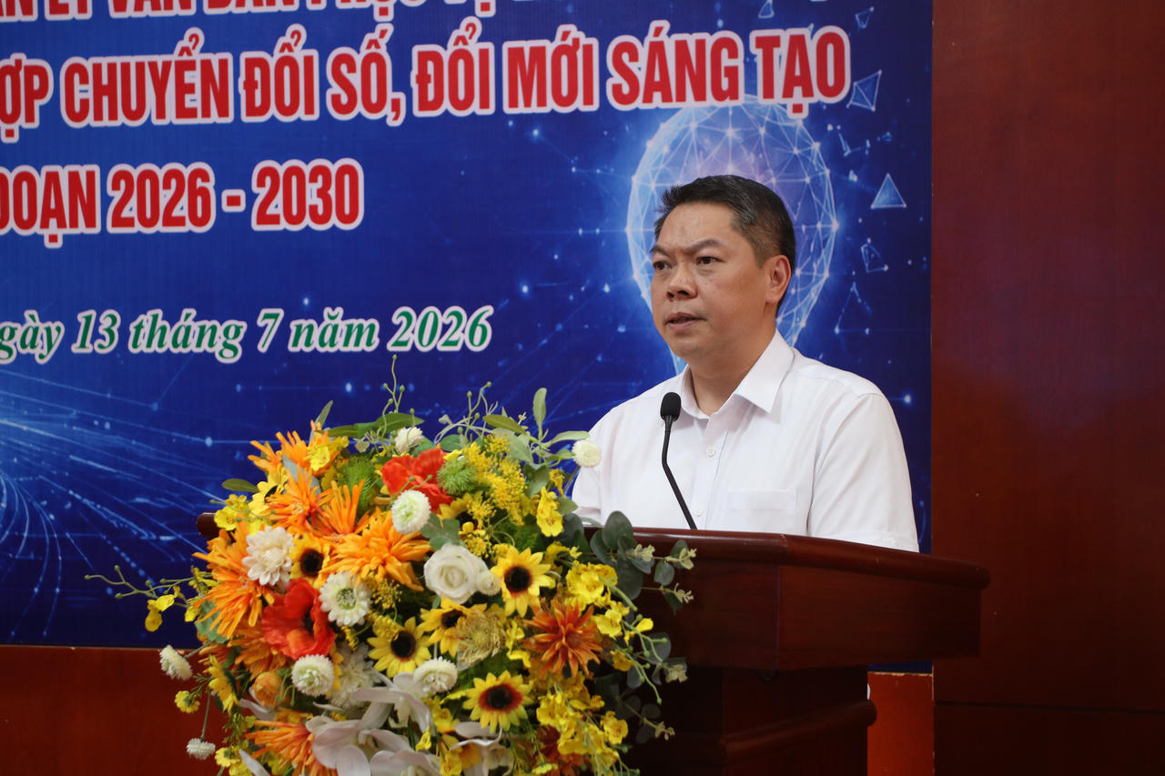 Ông Đoàn Thanh Sơn - Phó Chủ tịch UBND tỉnh Lạng Sơn phát biểu. Ảnh: Minh Hữu.