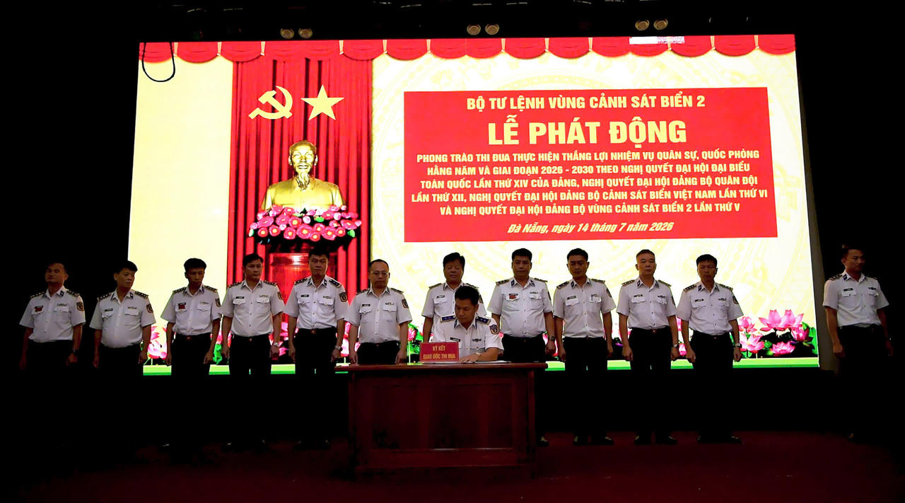BTL Vùng Cảnh sát biển 2 phát động thi đua thực hiện nhiệm vụ quân sự, quốc phòng giai đoạn mới