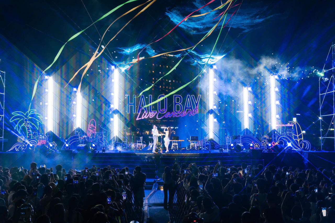 Halo Bay Live Concert: Khi âm nhạc, ánh sáng và nhịp điệu của nước hòa cùng vịnh di sản