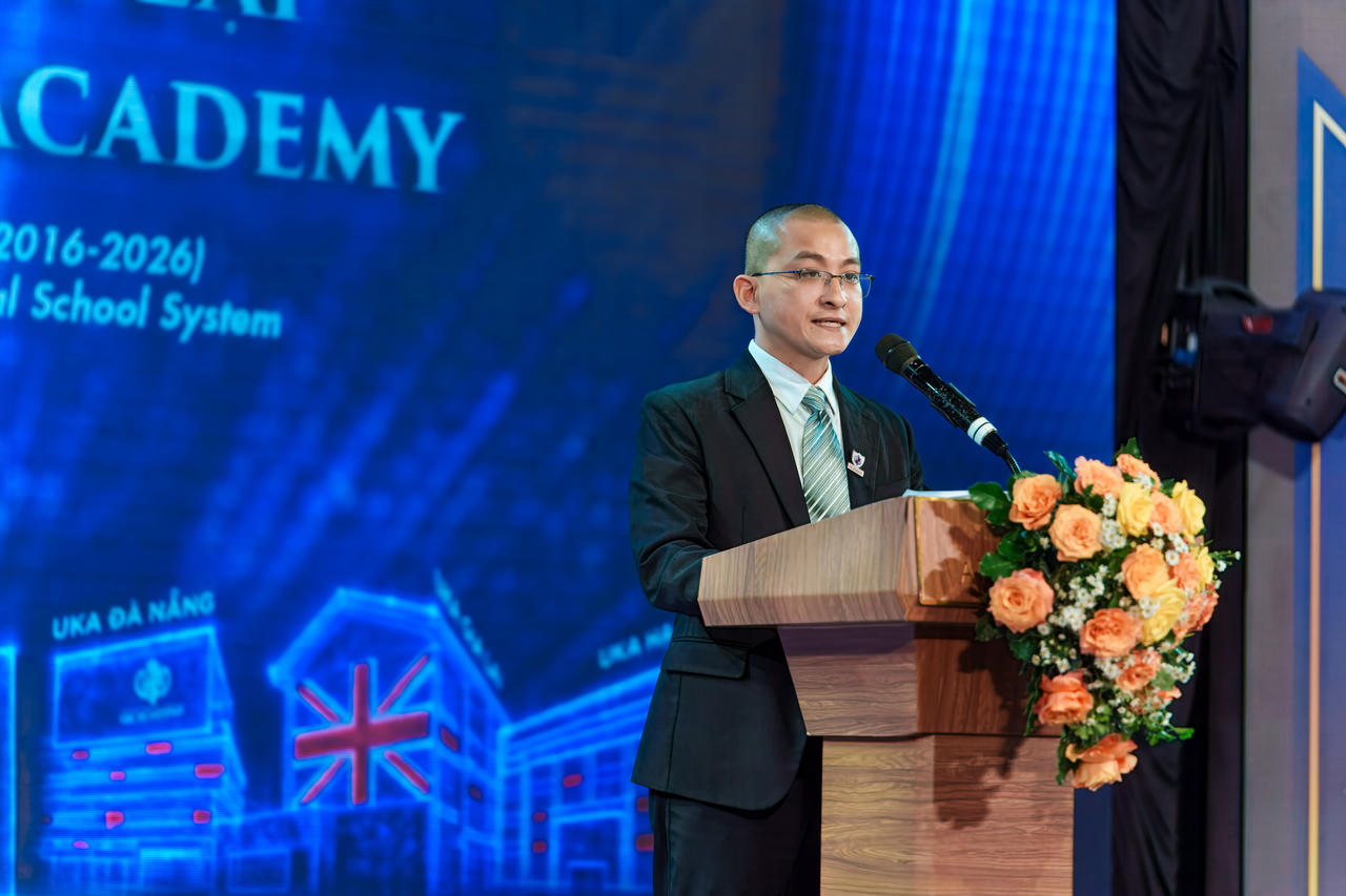 ThS. Nguyễn Lâm Quang Thoại - Phó Giám đốc Hệ thống khẳng định triết lý xây dựng môi trường học đường hạnh phúc