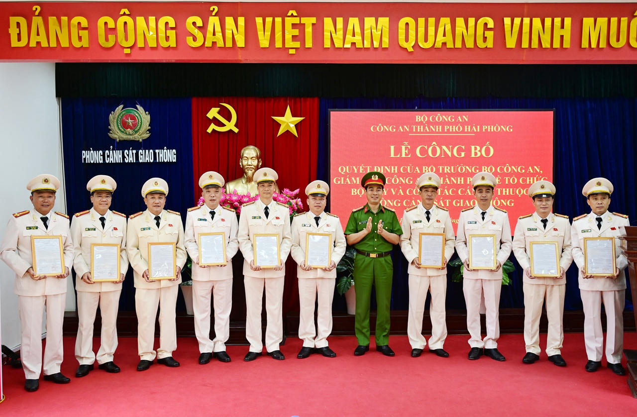 Kiện toàn Phòng Cảnh sát giao thông Hải Phòng theo mô hình mới