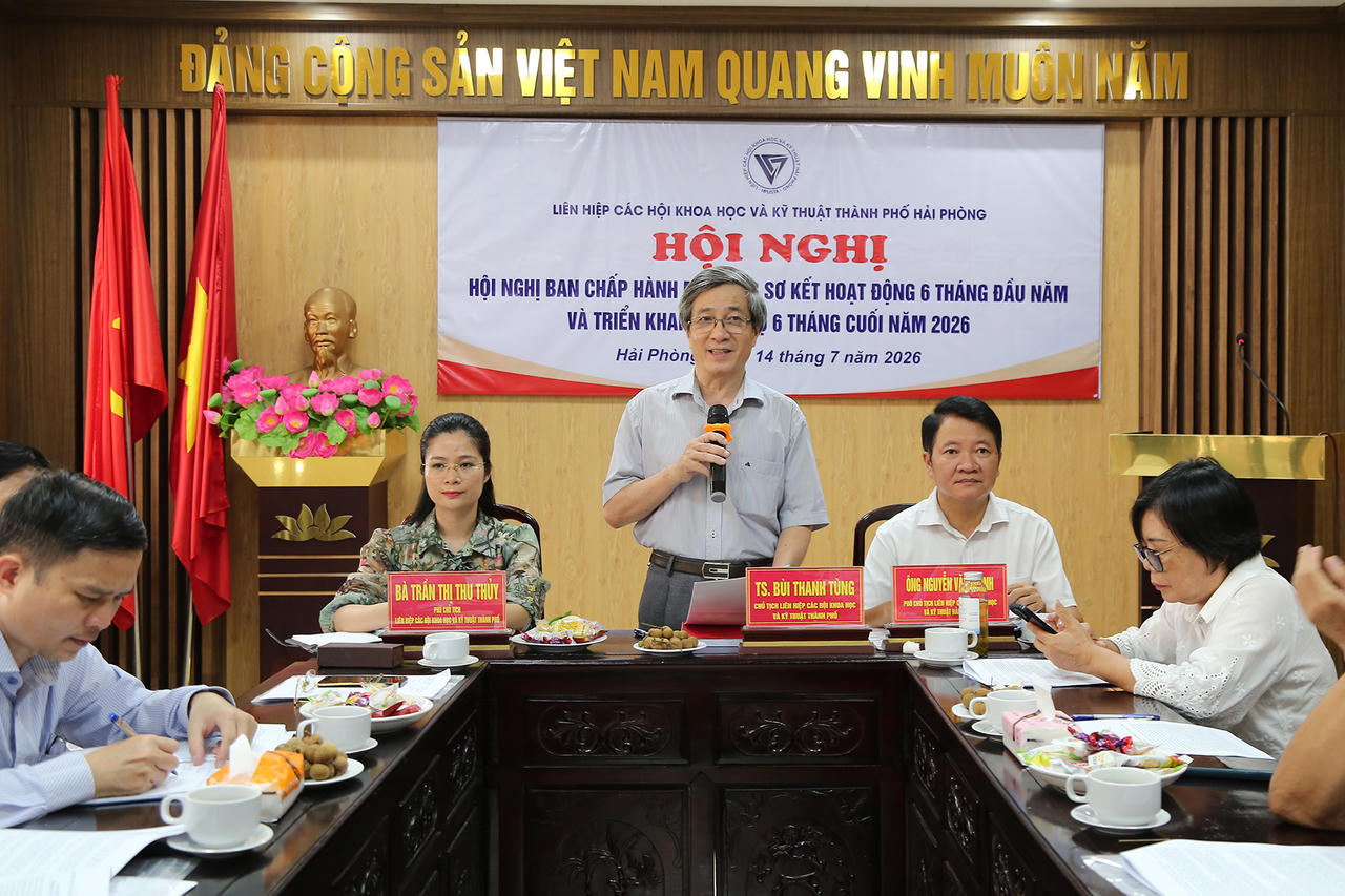 Liên hiệp Hội Khoa học và Kỹ thuật Hải Phòng triển khai nhiệm vụ trọng tâm cuối năm 2026