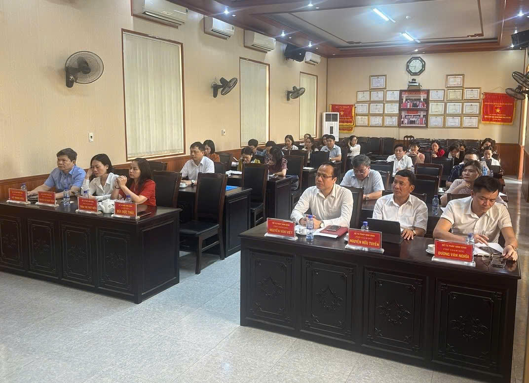 Sở Tư pháp Ninh Bình đẩy mạnh cải cách, chuyển đổi số, nâng cao hiệu quả quản lý nhà nước