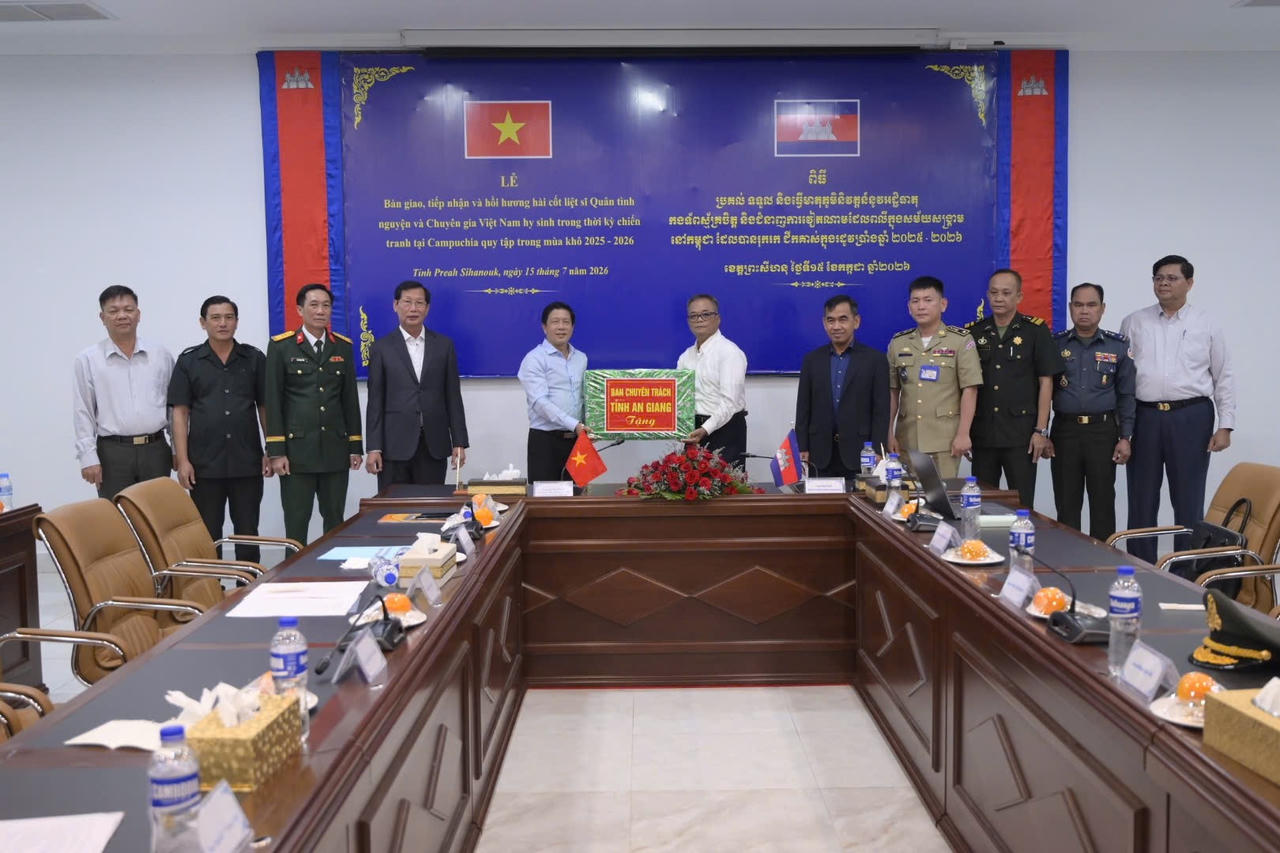 An Giang – tỉnh Preah Sihanouk (Campuchia) tăng cường đoàn kết, hợp tác tìm kiếm hài cốt liệt sĩ