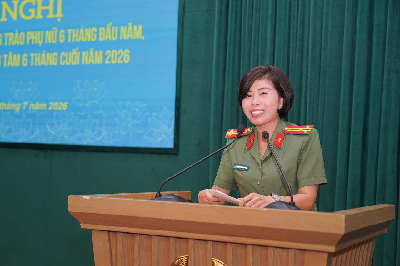 Phụ nữ CAND tạo dấu ấn với 5 chuyển biến nổi bật trong 6 tháng đầu năm 2026