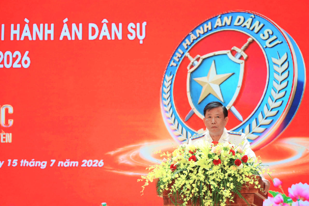 Ông Nguyễn Văn Vũ, Trưởng THADS tỉnh An Giang phát biểu tại buổi lễ