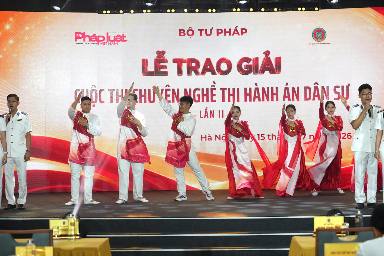 Tưng bừng Lễ trao giải Cuộc thi “Chuyện nghề Thi hành án dân sự” lần thứ II