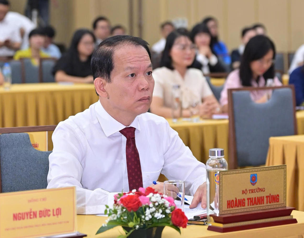 Ủy viên Trung ương, Bí Thư Đảng ủy, Bộ trưởng Bộ Tư pháp Hoàng Thanh Tùng dự Lễ Trao giải