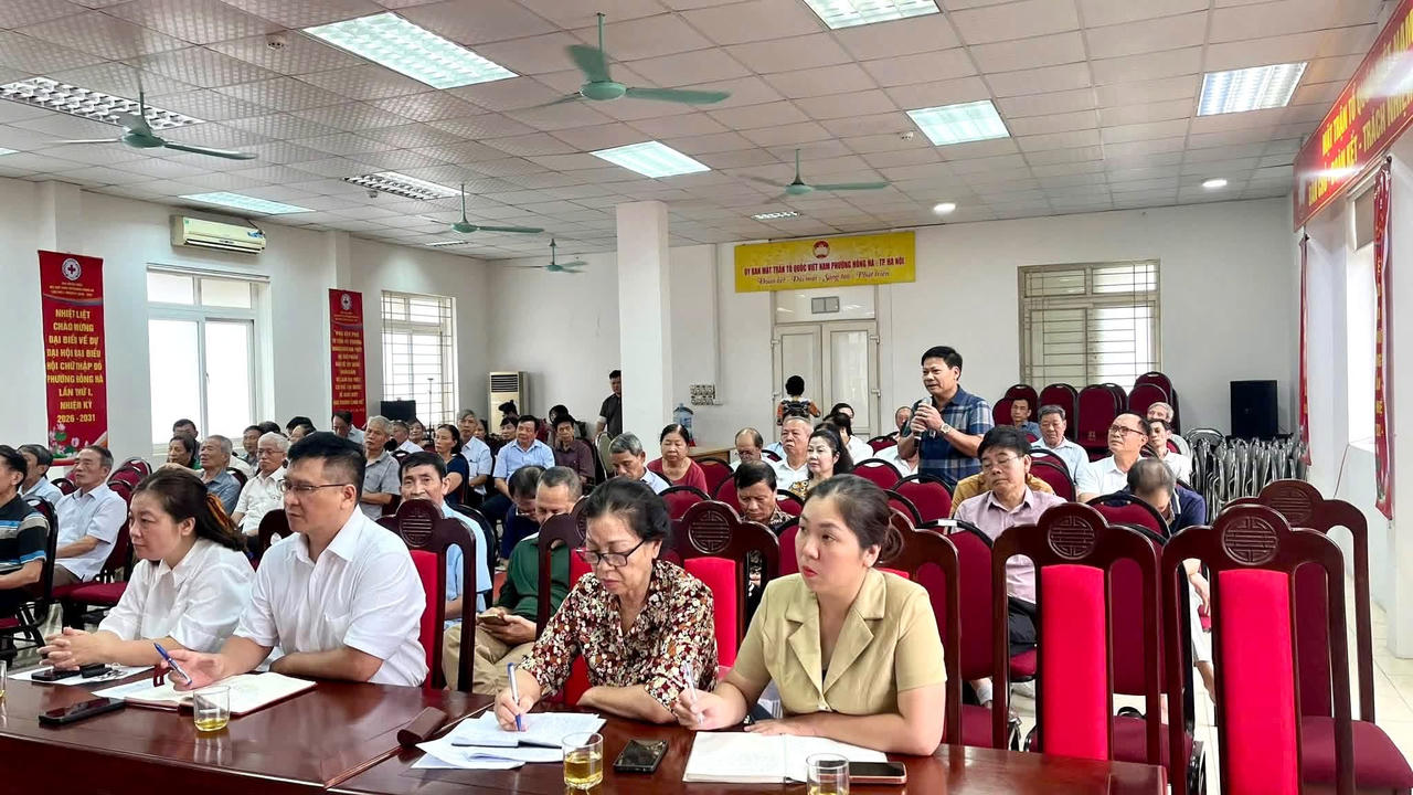 Hà Nội: Phường Hồng Hà tổ chức Hội nghị tiếp xúc cử tri sau kỳ họp thứ II HĐND phường khoá II, nhiệm kỳ 2026 – 2031