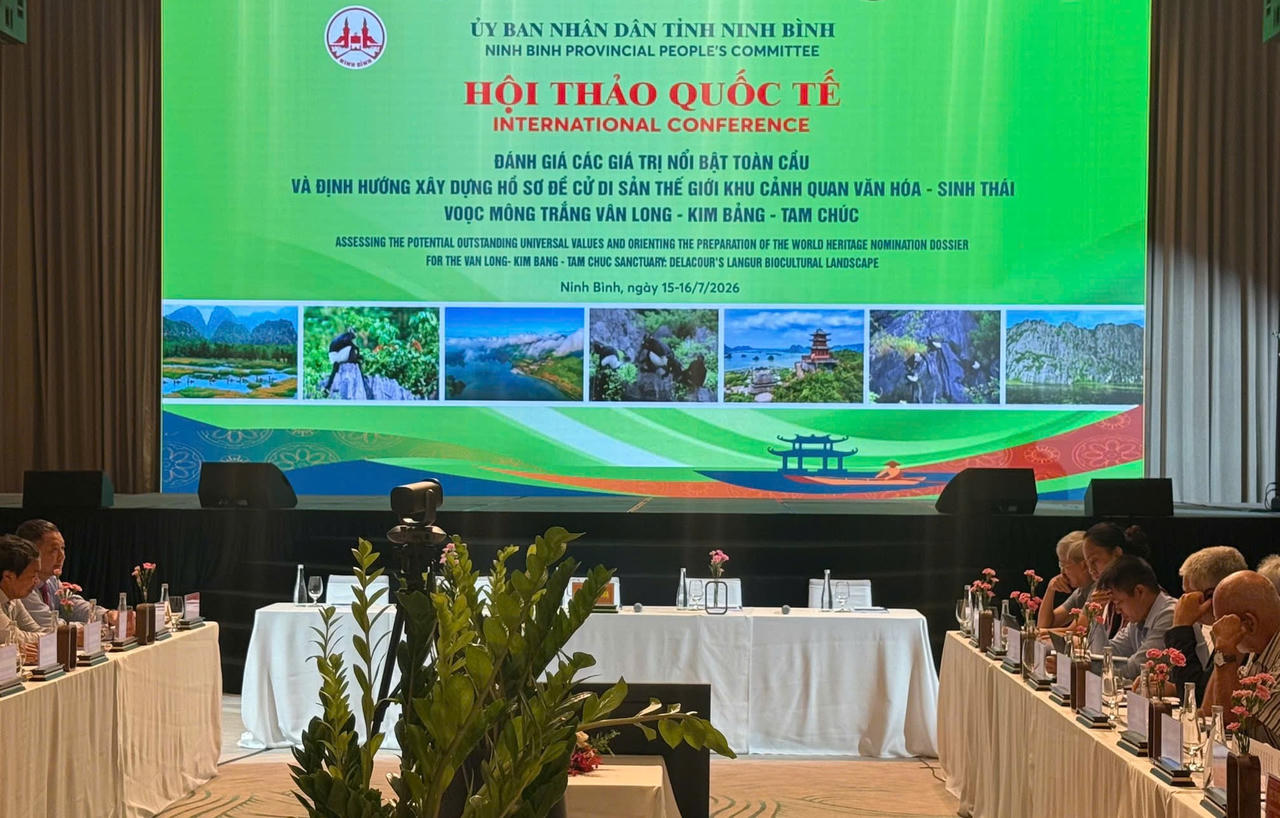 Hội thảo quốc tế đánh giá, bảo tồn Voọc mông trắng tại Ninh Bình