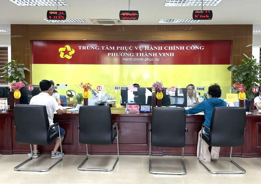 Nghệ An thành lập 130 trung tâm cung ứng dịch vụ công cấp xã, góp phần kiện toàn đầu mối tổ chức, nâng cao hiệu quả phục vụ người dân và doanh nghiệp ngay tại cơ sở. Ảnh: Phúc Hưng