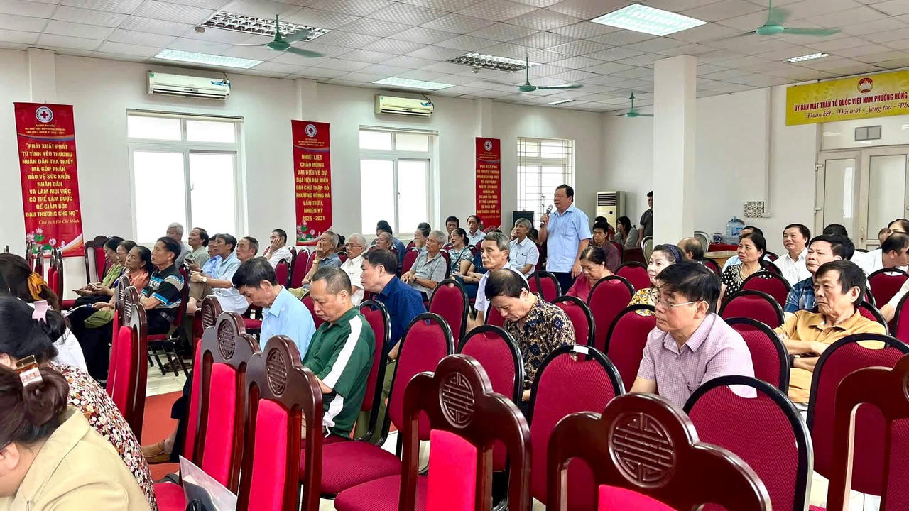 Hà Nội: Phường Hồng Hà tổ chức Hội nghị tiếp xúc cử tri sau kỳ họp thứ II HĐND phường khoá II, nhiệm kỳ 2026 – 2031