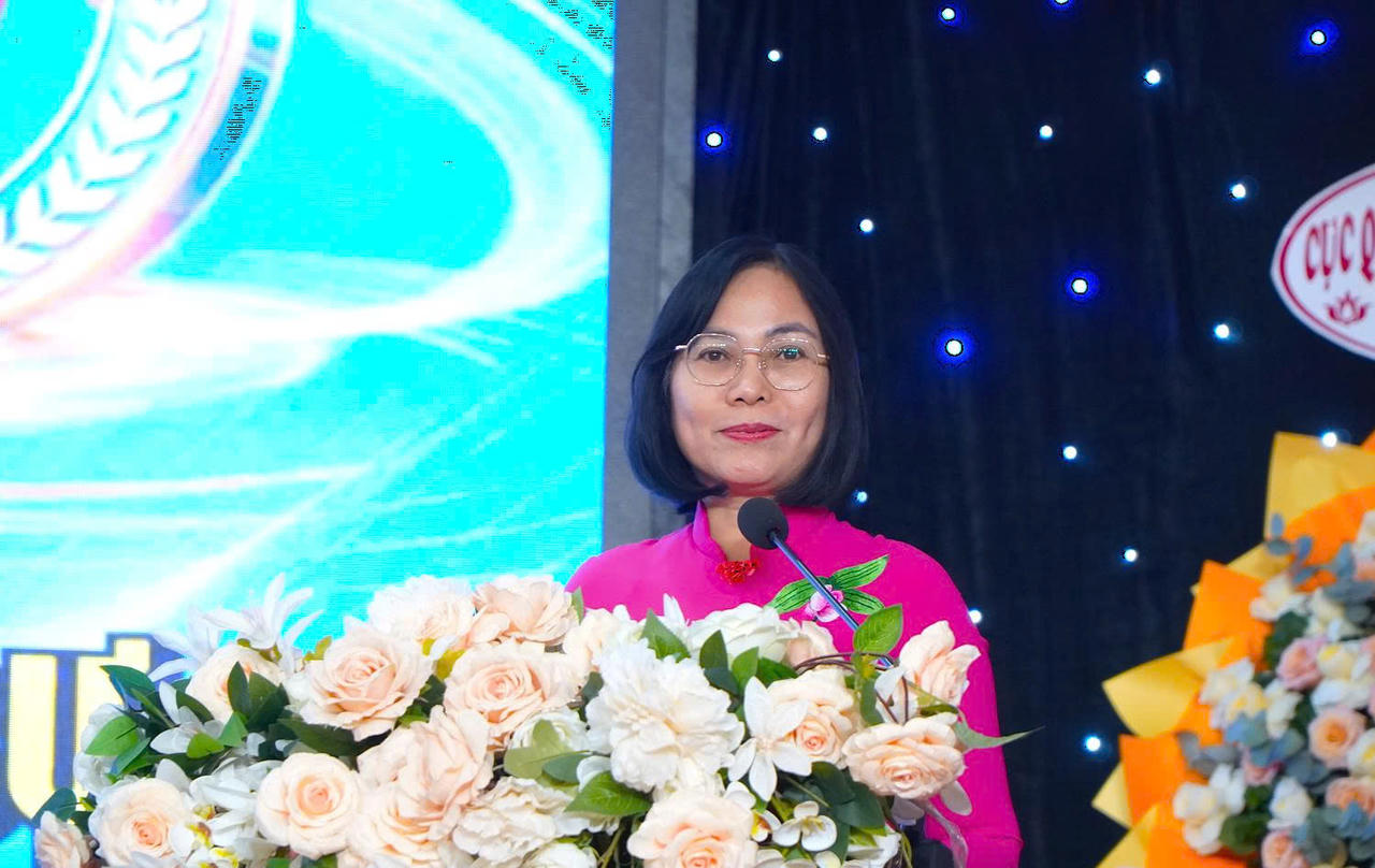 Phó Chủ tịch UBND thành phố Đồng Nai Nguyễn Thị Hoàng phát biểu (Ảnh: An Nhơn)
