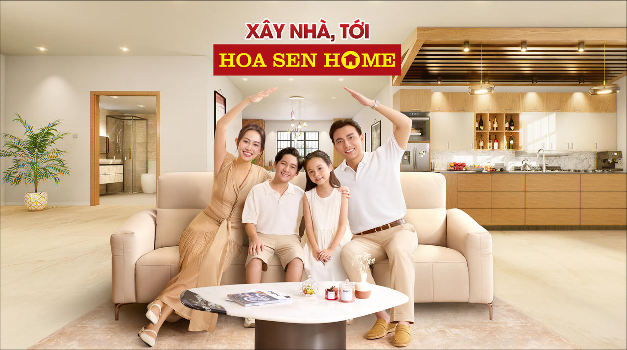 Hoa Sen Home vừa cho ra mắt TVC mới, khẳng định thông điệp mạnh mẽ: “Xây nhà, tới Hoa Sen Home”.