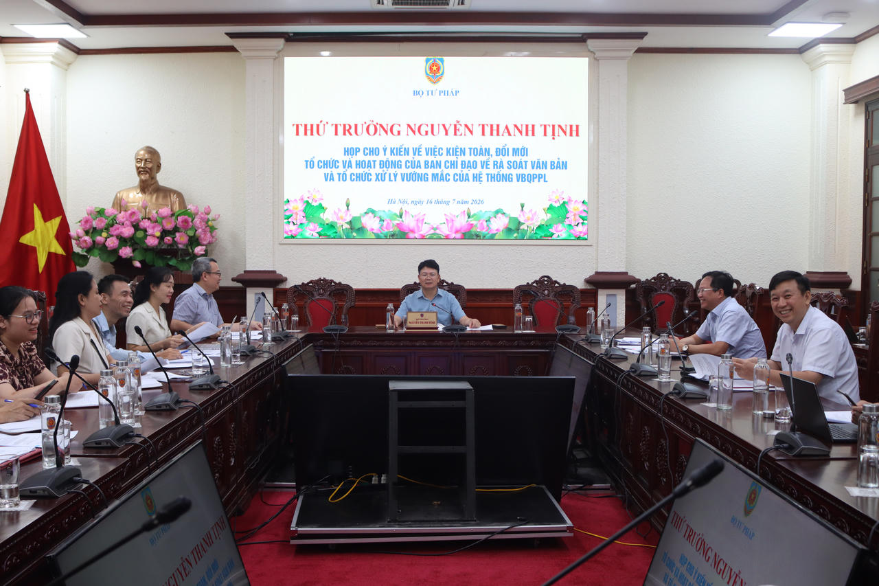 Phát huy vai trò của Ban Chỉ đạo trong rà soát, xử lý vướng mắc của hệ thống văn bản quy phạm pháp luật