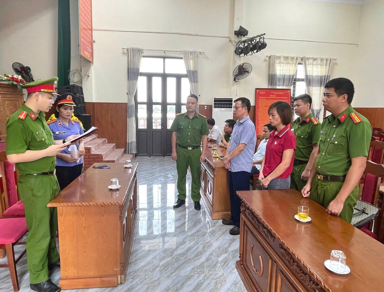 Khởi tố 4 cựu cán bộ xã ở Ninh Bình vì gây thiệt hại cho ngân sách hơn 1,4 tỷ đồng