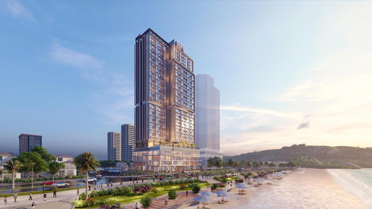 Dự án tọa lạc tại mặt tiền đường Nguyễn Tất Thành, phường Hải Vân, TP Đà Nẵng