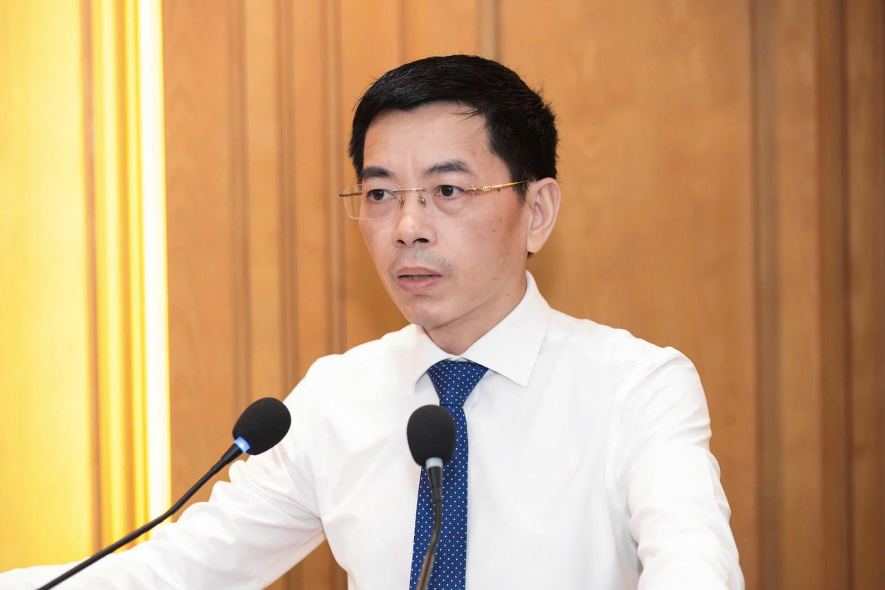 Ông Nguyễn Quốc Tuấn-Giám đốc Sở Tư pháp Hà Tĩnh phát biểu tại lễ ký kết.