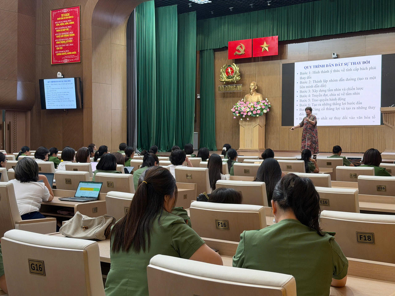 Phụ nữ CAND tổ chức hội nghị quán triệt Nghị quyết, nâng cao năng lực công tác