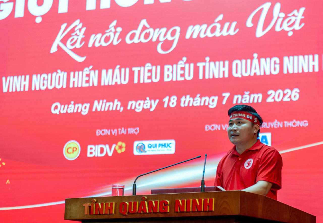 Quảng Ninh khai mạc Hành trình Đỏ 2026, thu 883 đơn vị máu
