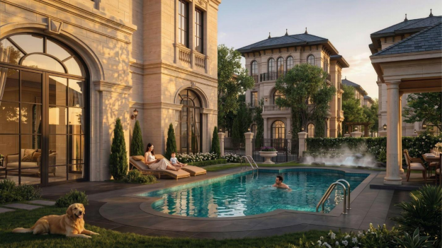 99 Onsen Villas được phát triển quanh nguồn khoáng nóng tự nhiên mang đến trải nghiệm "24 giờ nghỉ dưỡng tại gia" hiếm có tại tọa độ gần trung tâm.