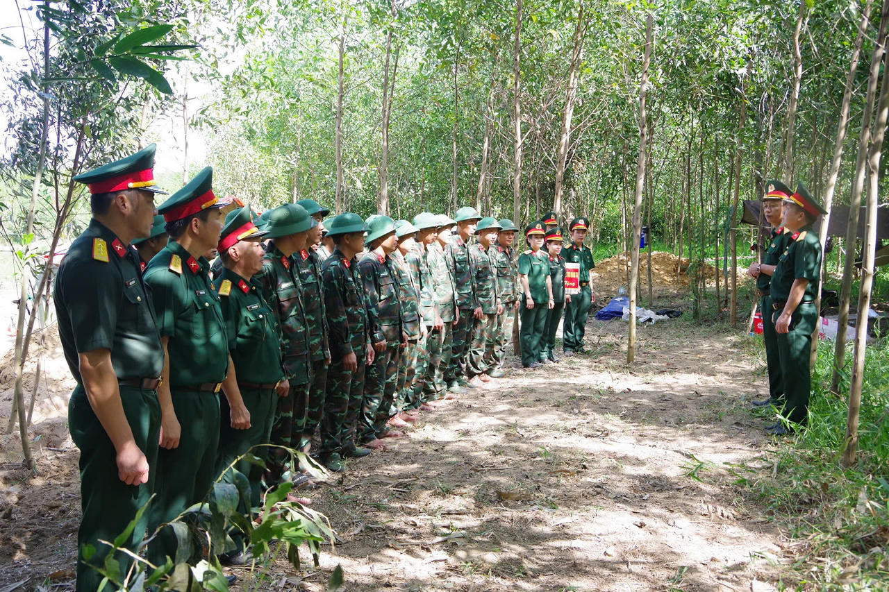 Quảng Trị quy tập thêm 3 hài cốt liệt sĩ tại khu vực Câu Nhi