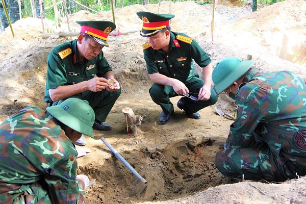 Quảng Trị quy tập thêm 3 hài cốt liệt sĩ tại khu vực Câu Nhi