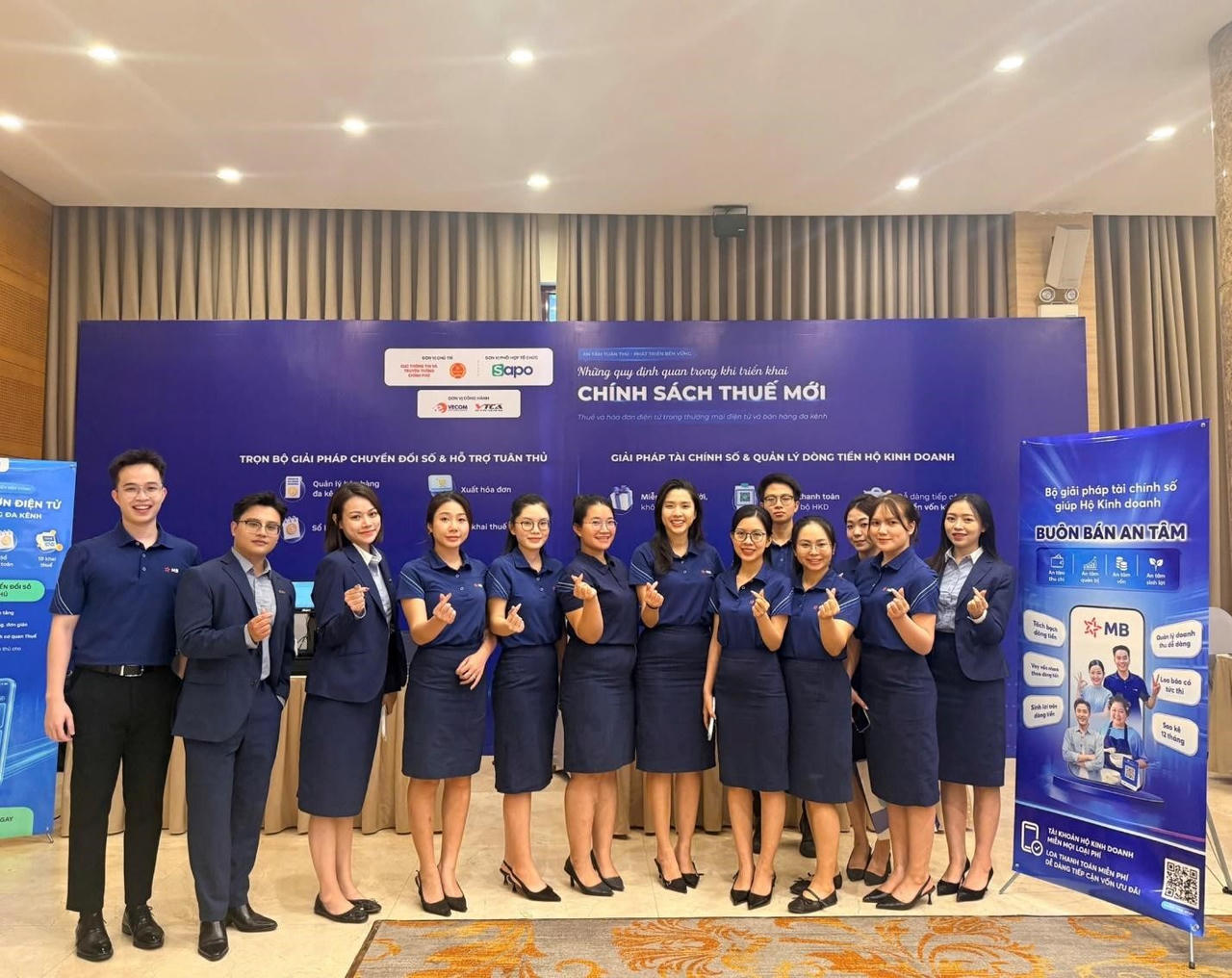 Đại diện Ngân hàng TMCP Quân đội (MB) tại sự kiện.