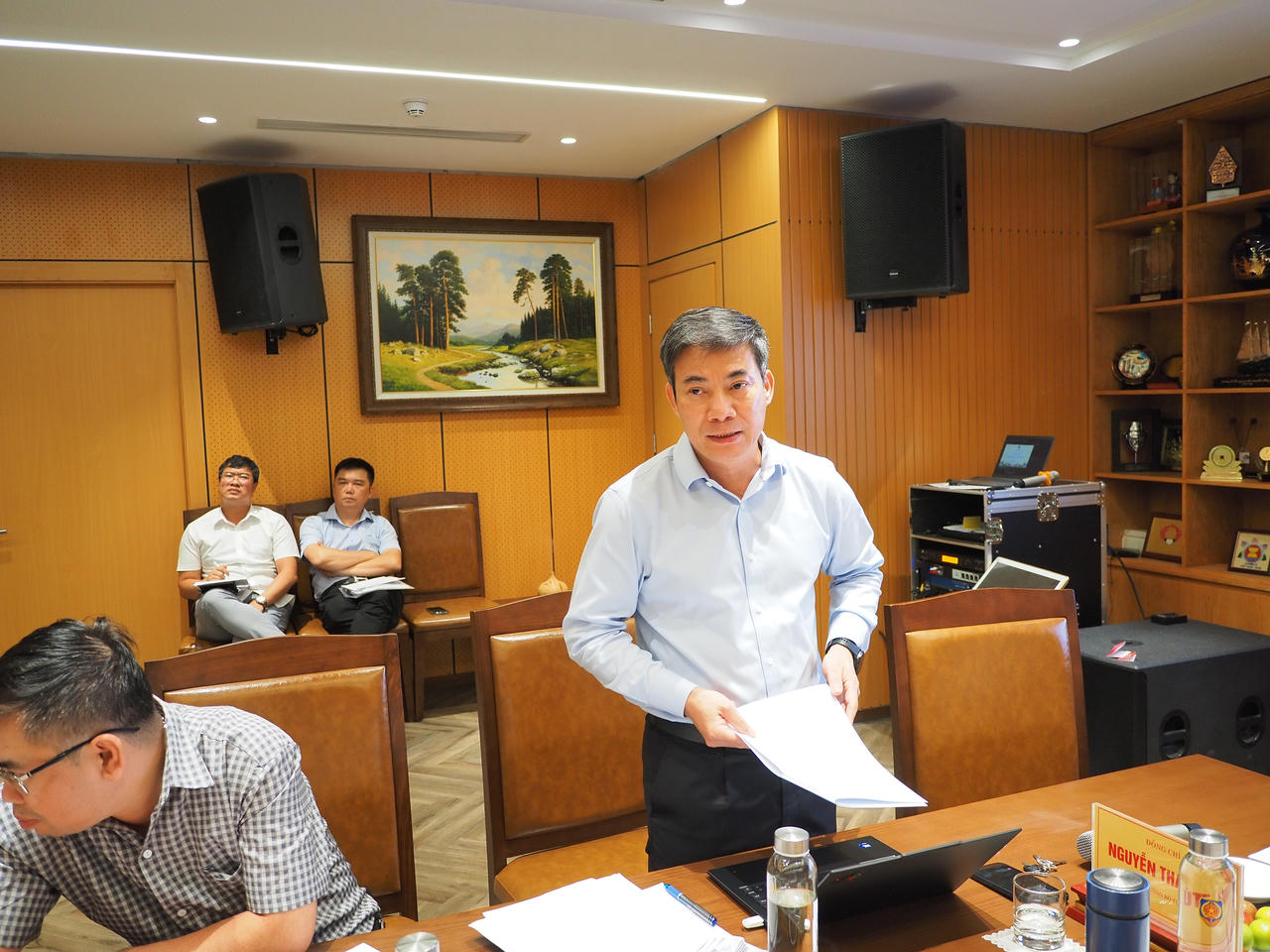 Ông Nguyễn Hồng Hải, Cục trưởng Cục Pháp luật dân sự - kinh tế phát biểu tại Hội nghị.