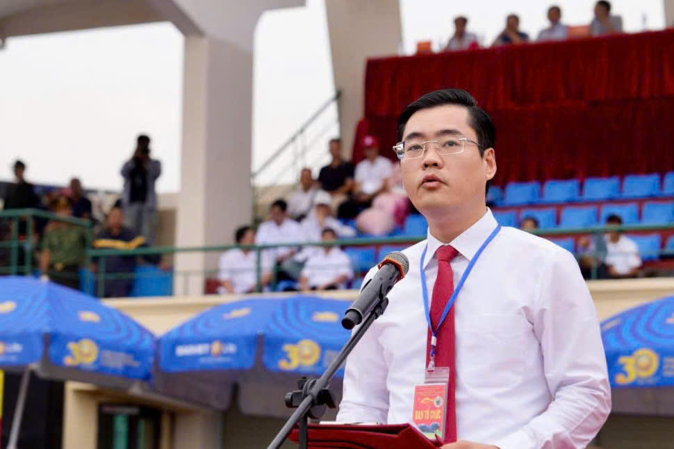 Ông Nguyễn Quang Diện – Chủ tịch UBND phường Đồ Sơn phát biểu (Ảnh: Đại Thắng)