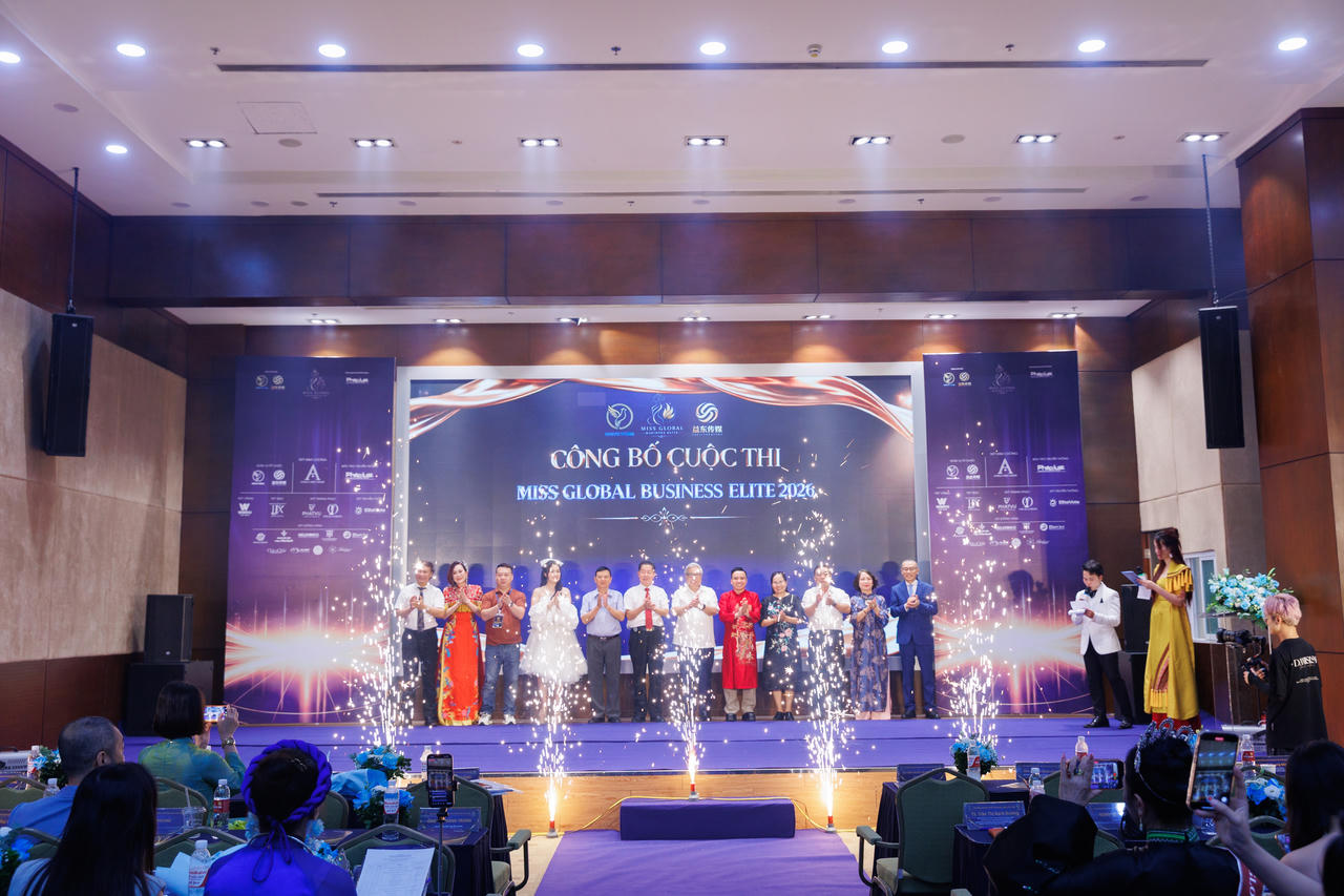 Nghi thức chính thức kích hoạt / khởi động cuộc thi Miss Global Business Elite 2026.