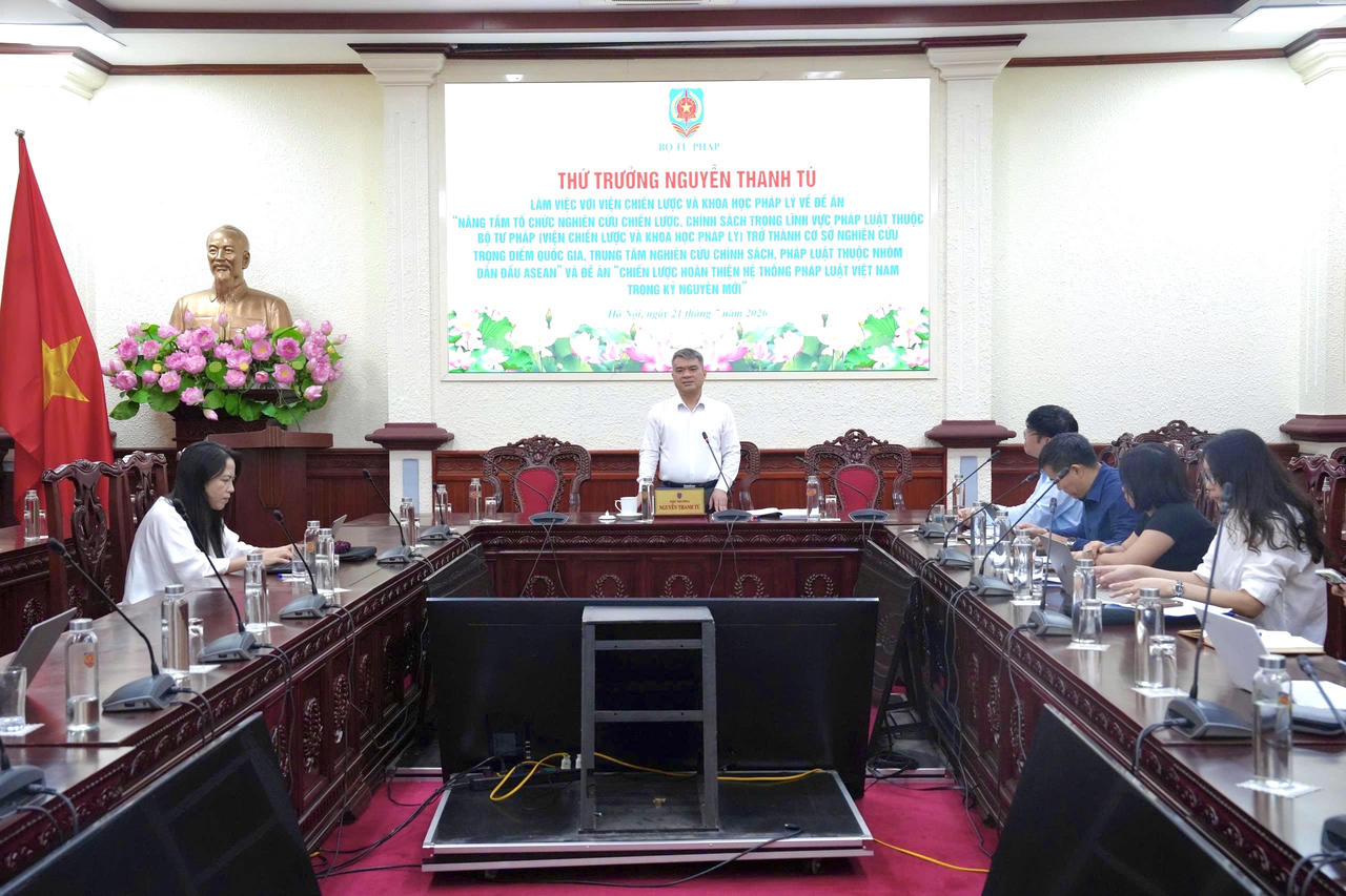 Đổi mới tư duy, cách thức trong tổ chức thực hiện các hoạt động nghiên cứu khoa học pháp lý