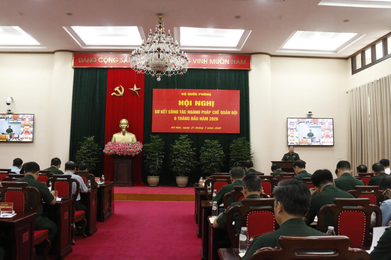 Kết quả nổi bật trong hoạt động của ngành Pháp chế Quân đội 6 tháng đầu năm