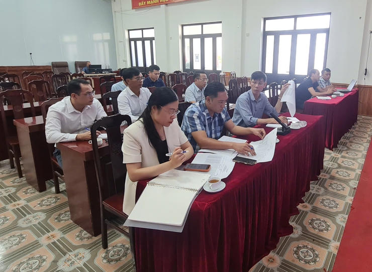 Các đại biểu tham dự hội nghị (Ảnh: Trang thông tin điện tử xã Thượng Phúc, thành phố Hà Nội)
