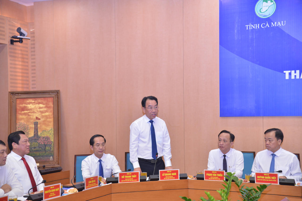 Thúc đẩy hợp tác toàn diện trên các lĩnh vực giữa thành phố Hà Nội và tỉnh Cà Mau
