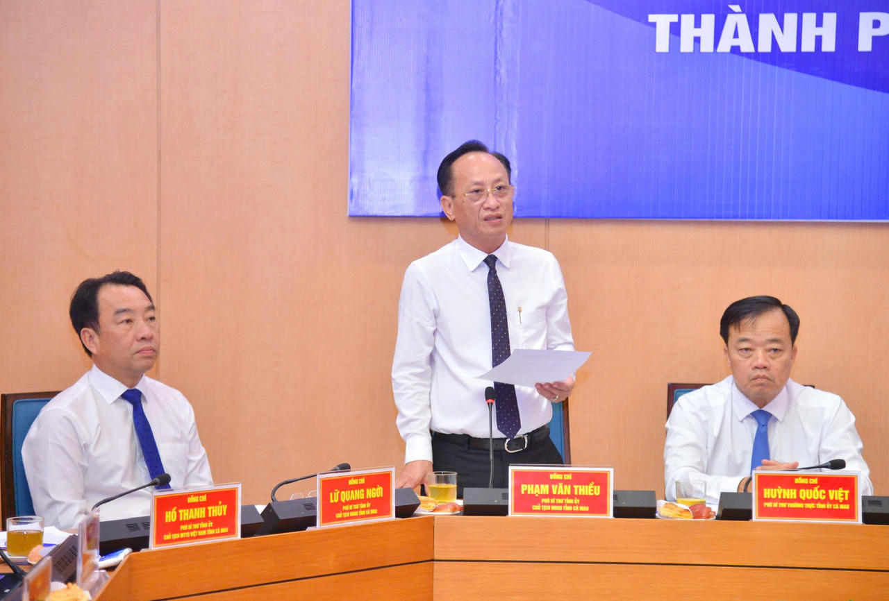 Thúc đẩy hợp tác toàn diện trên các lĩnh vực giữa thành phố Hà Nội và tỉnh Cà Mau