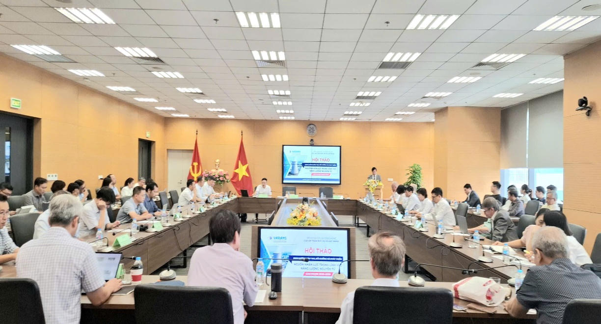 Hội thảo định hướng đào tạo, bồi dưỡng và phát triển nguồn nhân lực trong lĩnh vực năng lượng nguyên tử giai đoạn 2026-2025. (Ảnh: MST)