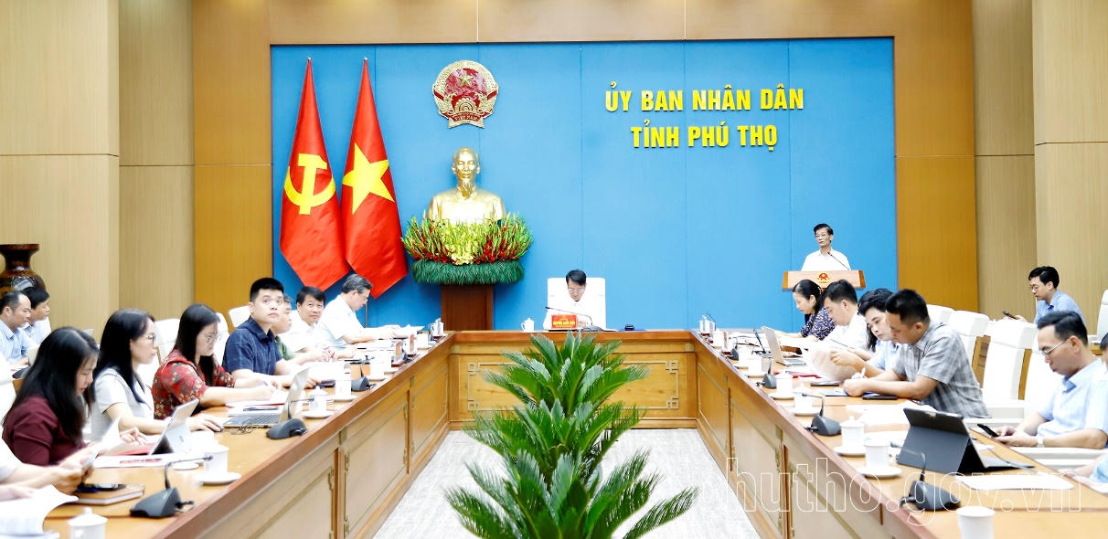 Quang cảnh hội nghị. Ảnh: Cổng TTĐT tỉnh Phú Thọ