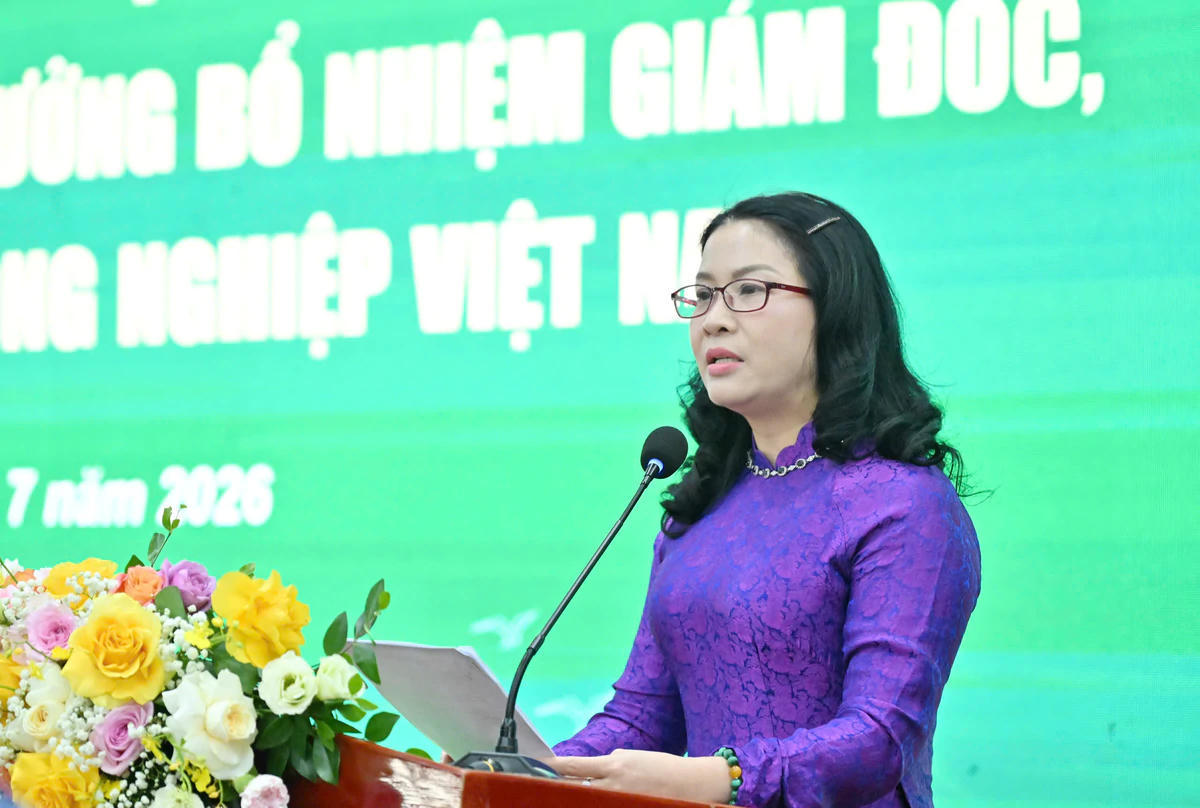 GS.TS&nbsp;Nguyễn Thị Lan, Giám đốc Học viện Nông nghiệp Việt Nam. (Ảnh PNVN)