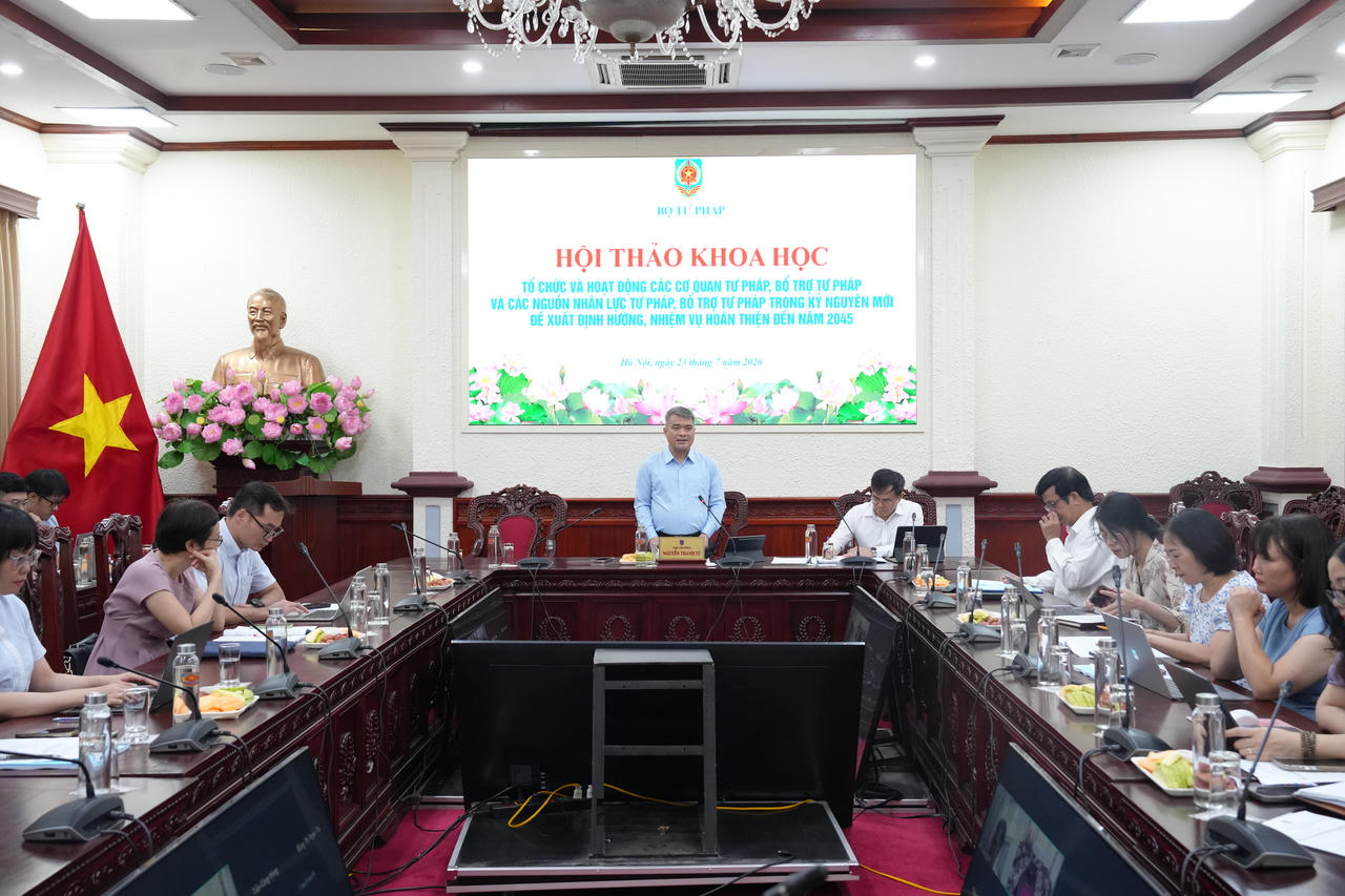 Đề xuất định hướng hoàn thiện hệ thống tư pháp, bổ trợ tư pháp trong kỷ nguyên mới