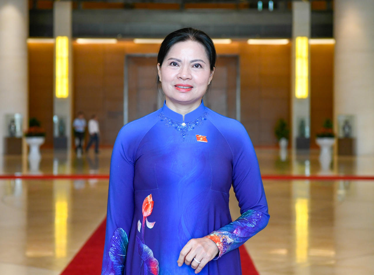 Bà Hà Thị Nga, Ủy viên Trung ương Đảng, Phó Chủ tịch, Tổng Thư ký Ủy ban Trung ương MTTQ Việt Nam. Ảnh: PV