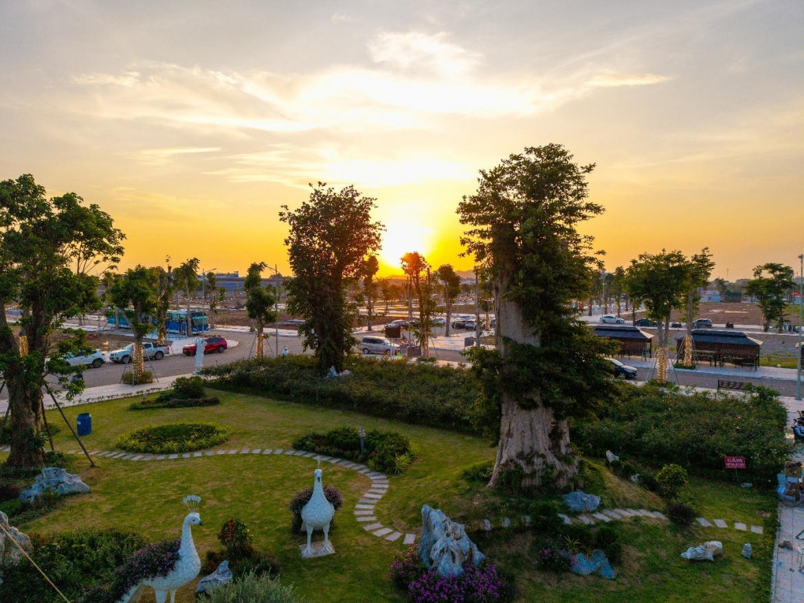Các KĐT của Danko Group chú trọng đầu tư không gian xanh, trong lành cho cư dân (Ảnh: KĐT Danko Riverside Bắc Ninh).