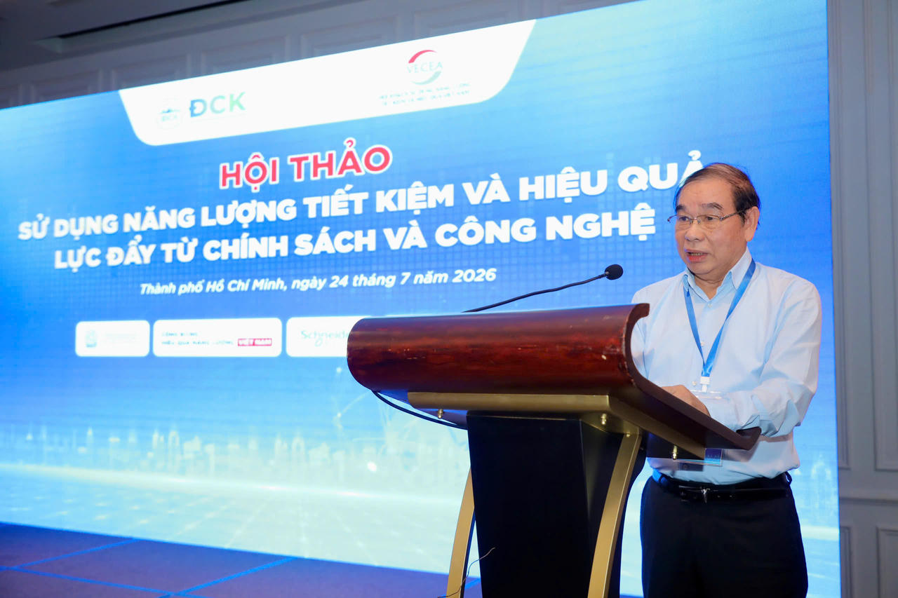 Ông Nguyễn Đình Hiệp, Chủ tịch Hội Khoa học và công nghệ sử dụng năng lượng tiết kiệm và hiệu quả Việt Nam.