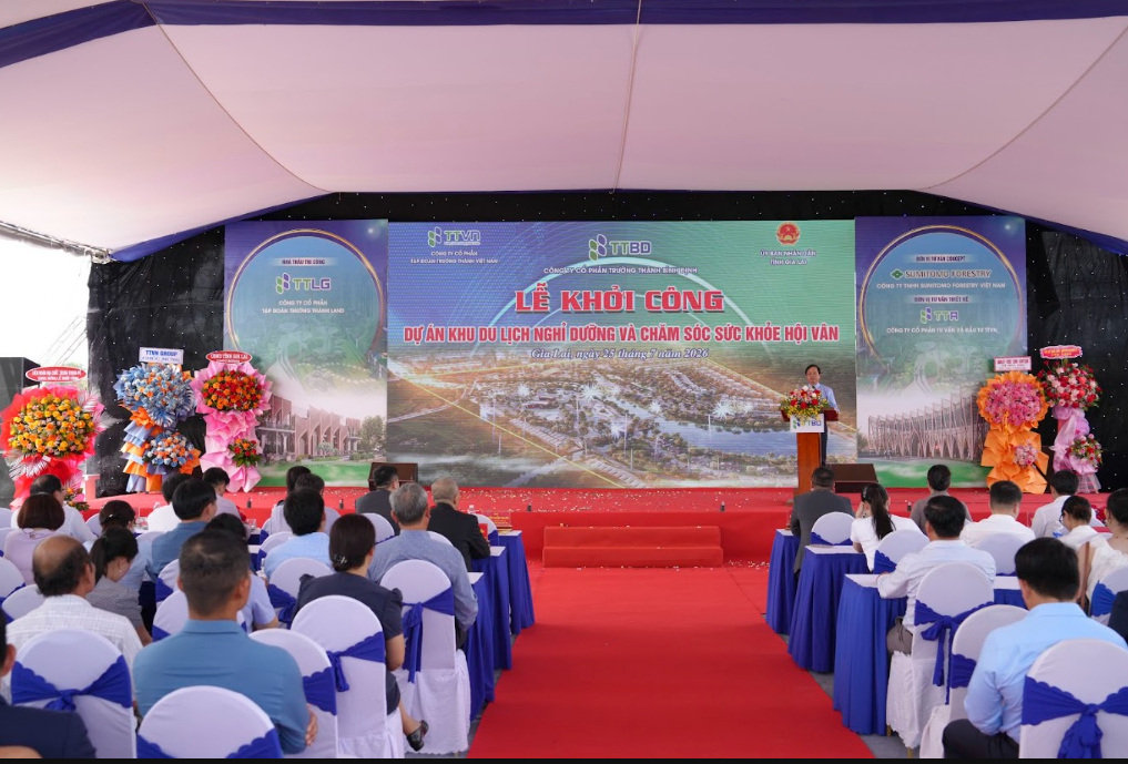 Quang cảnh Lễ khởi công.